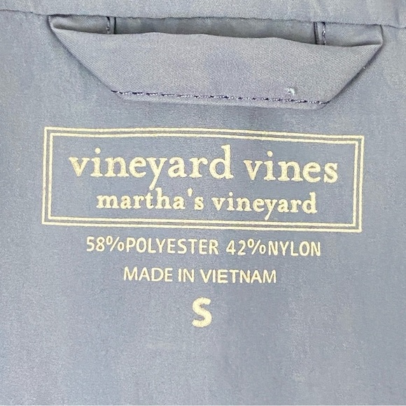 Vineyard Vines Sleeveless Vest Sz Small Steel Blue - Picture 8 of 10